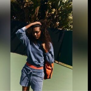 Free People Sprint to the Finish shorts Set Size Large NWT